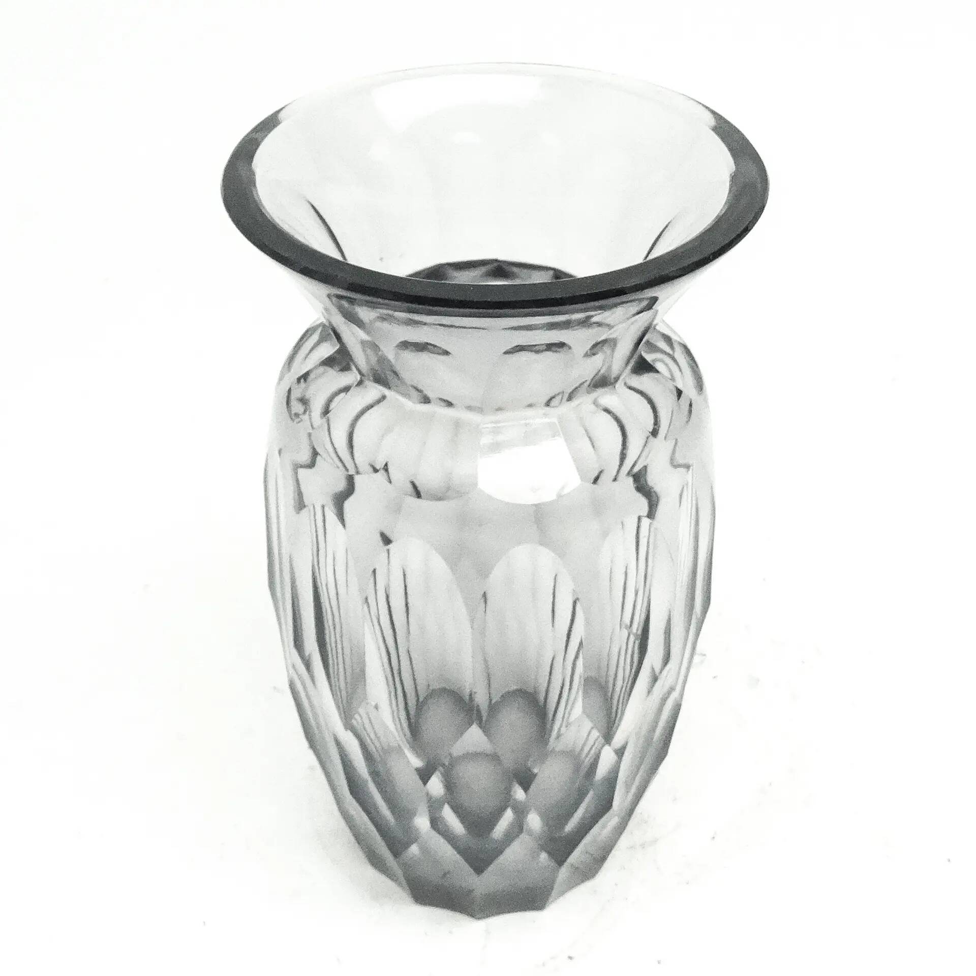 Art Deco vase, crystal, Poland, 1930s