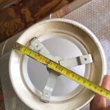 Opaline ball ceiling light.