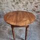 Antique French walnut folding dining table