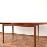 Mid-Century Danish Teak Extendable Dining Table, 1960s.