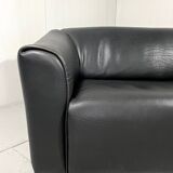 De Sede DS 47 dark brown neckleather 2-1/2 seats sofa