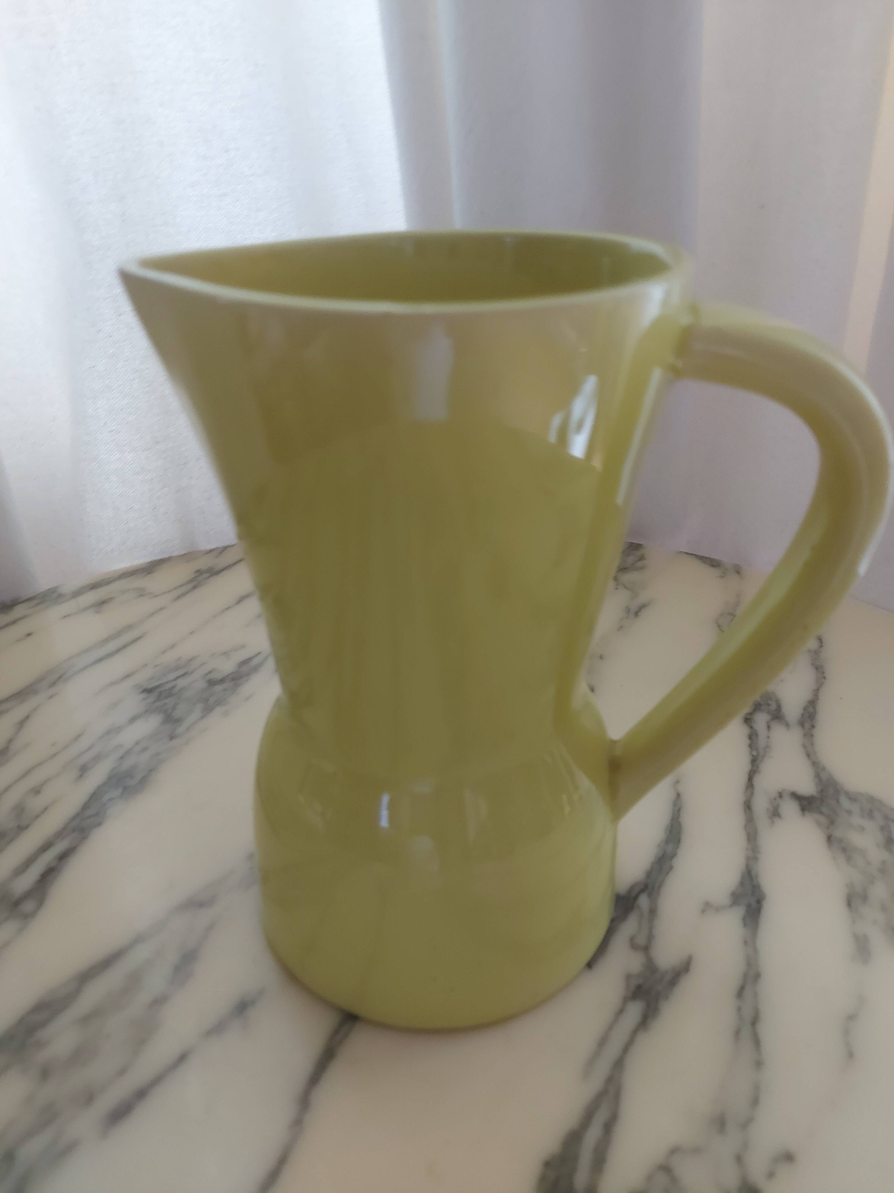 Yellow vase in Saint Clement ceramic