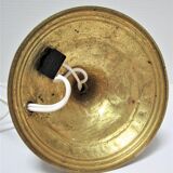 Patinated bronze lamp neo classic vintage style