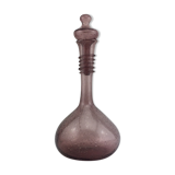 Biot pink bubble glass carafe