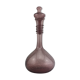 Carafe verre bullé de Biot rose