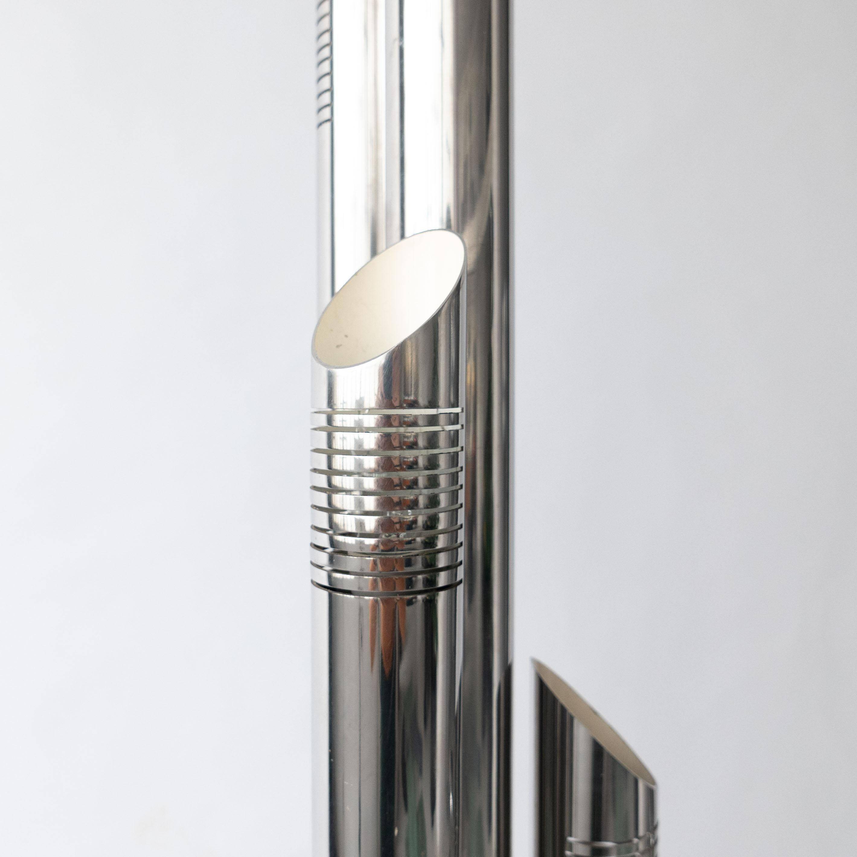 Lampadaire chromé par Goffredo Reggiani