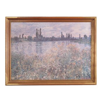 Tableau « Le Pré Bleu », copie, Claude Monet