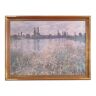 Painting, The Blue Meadow”, copy, Claude Monet