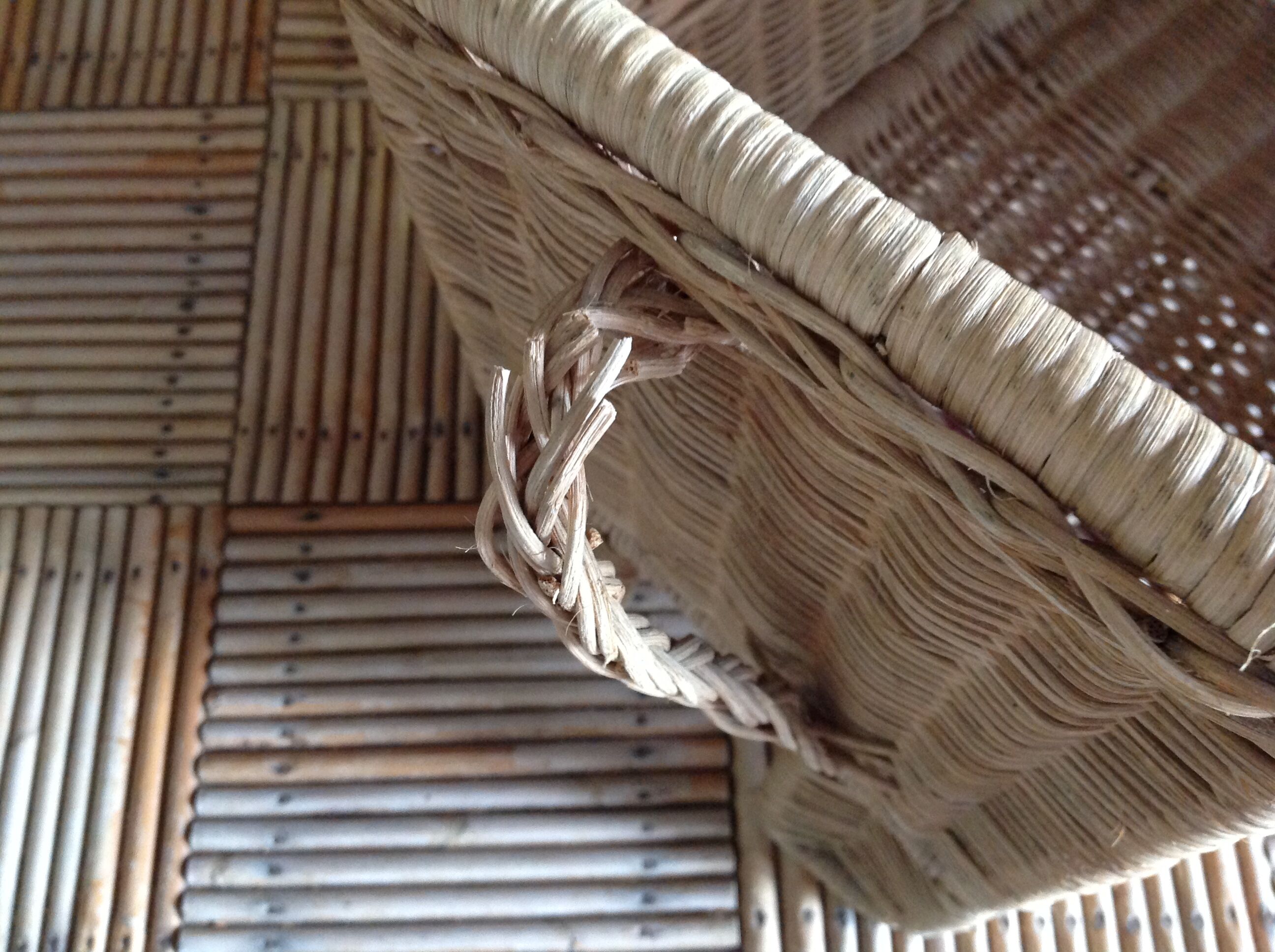 Vintage elephant basket