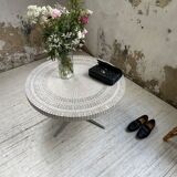 Table basse Heinz Lilienthal mosaïque marbre