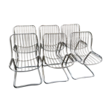 Set of six chairs gastone rinaldi