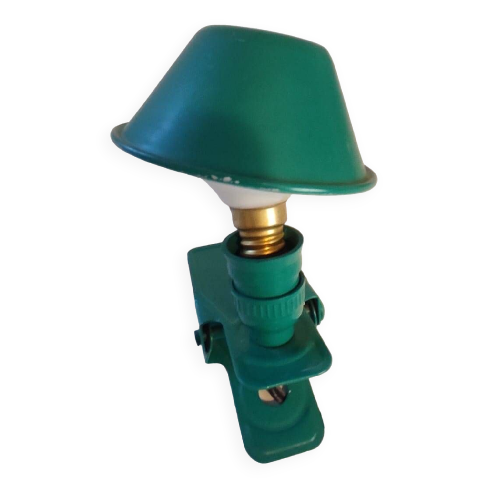 Vintage mushroom clip lamp from the 70s