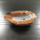 Ashtray in brown agatha