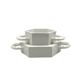 Sergio Asti, white ceramic centerpiece, Gabbianelli Italy ca. 1970