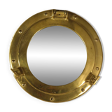 Brass porthole mirror 29 cm