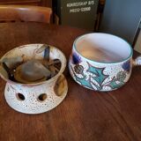 Vallauris fondue set