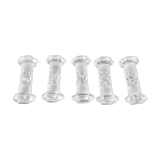 5 cut crystal knife holders
