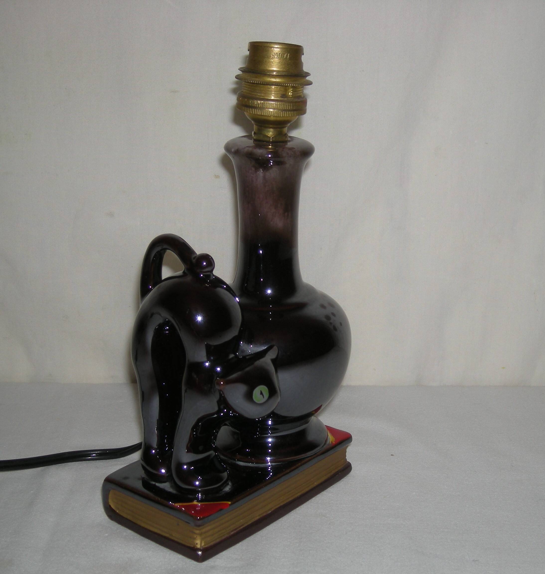 60s cat lamp