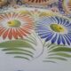 Henriot quimper france - wall plate with flowers - hand-decorated faience