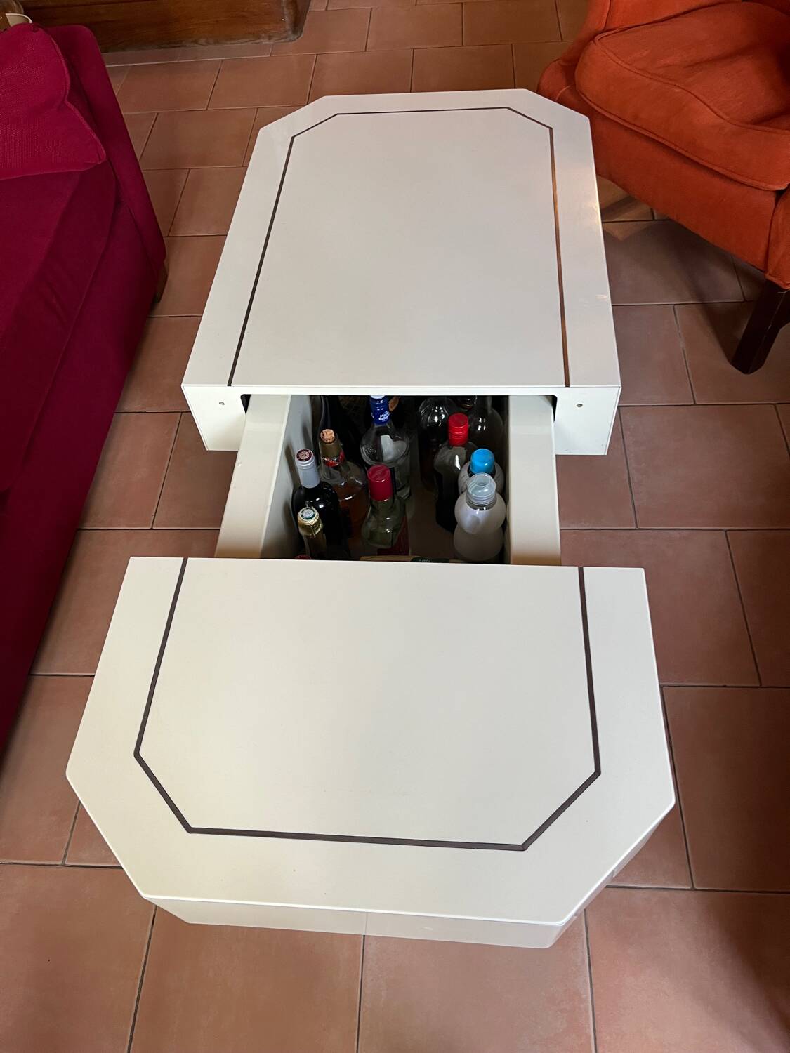 70s bar coffee table