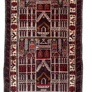 Tapis afghan Baluch vintage 140x86cm