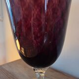 Blown glass vase, Empoli 1960