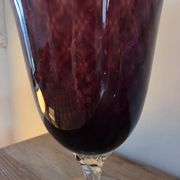 Vase en verre soufflé, Empoli 1960