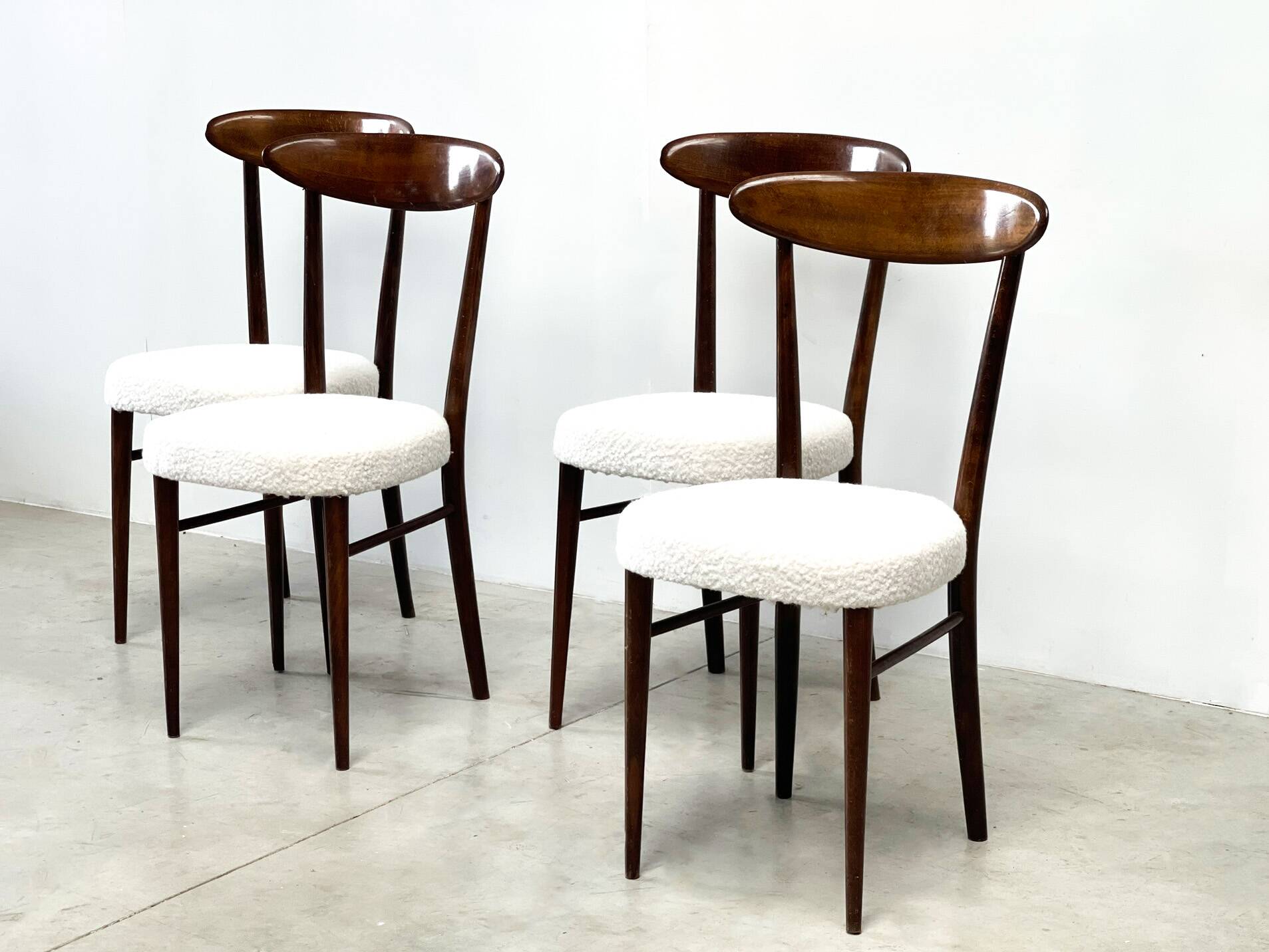 Vintage italian dining chairs, 1960s