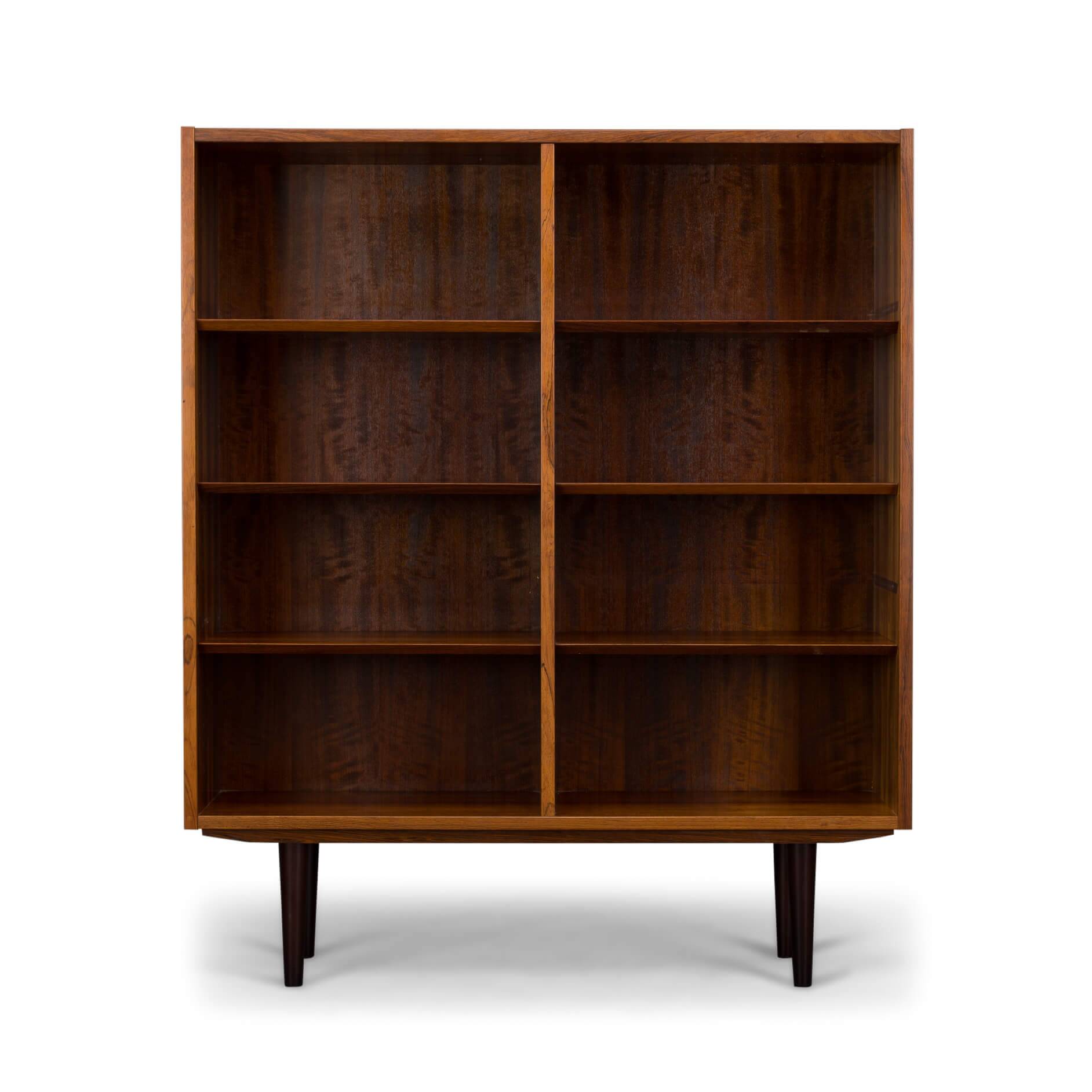 Danish midcentury modern  Rosewood Bookcase by Hundevad & Co, 1960s