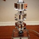 Modernist style glass lamp