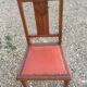 Set de 8 chaises art déco en chêne