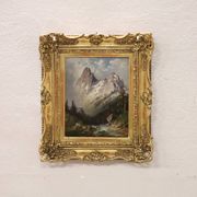 Mountain Landscape, Oil Painting On Board