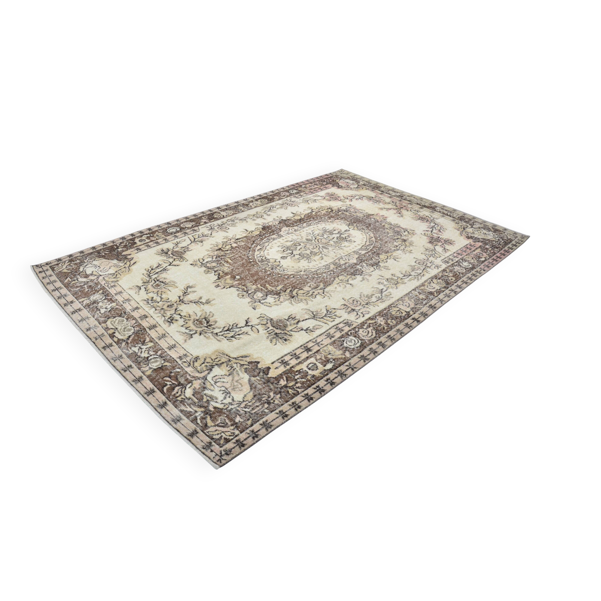 Tapis en laine Oushak SKU 3553