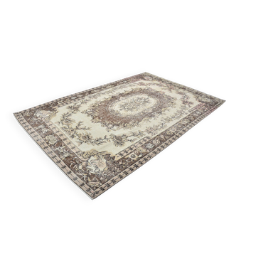 Oushak wool rug sku 3553