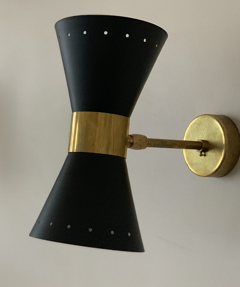 Wall lamp diabolo black