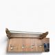 Vintage XL wall coat rack in wood for entrance / Wall coat rack