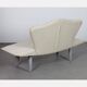 Banquette en similicuir des années 1980