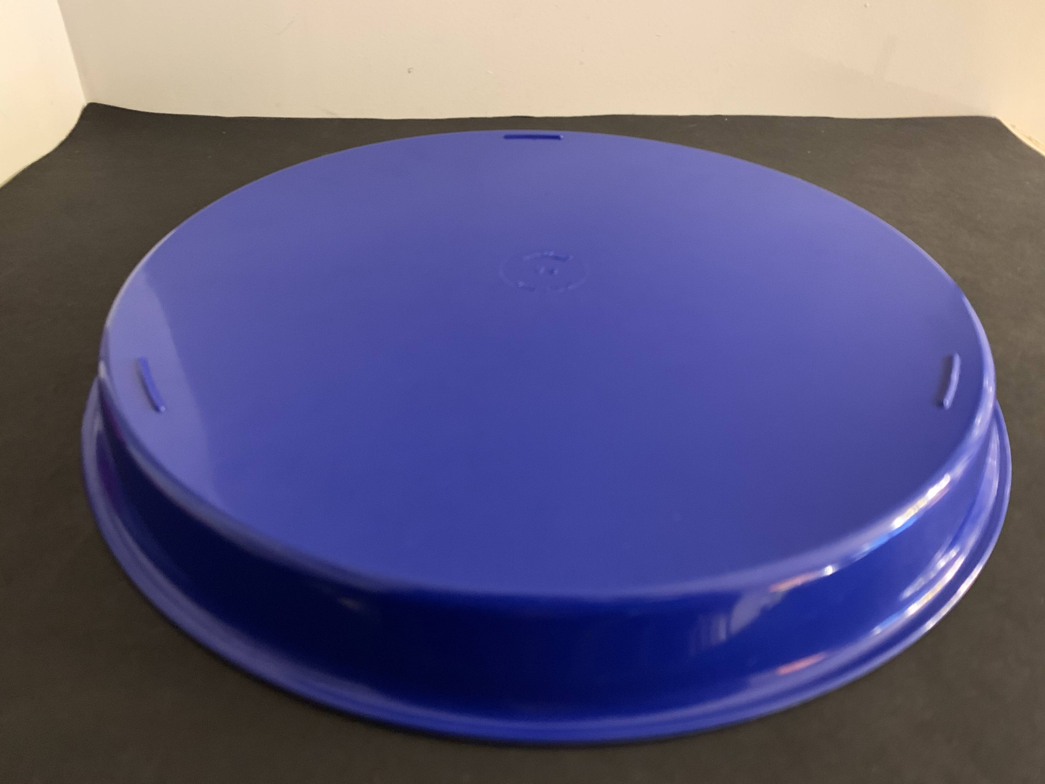 Mebel Italy blue round tray
