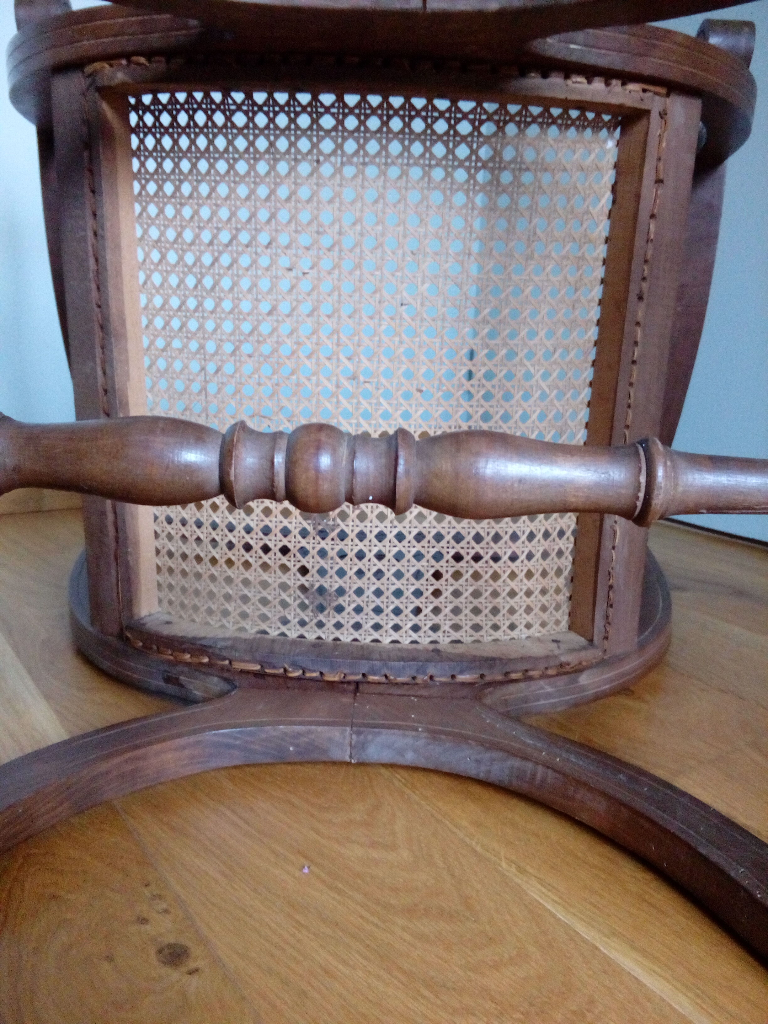 Curule or dagobert canna chair
