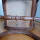 Fauteuil canné curule ou dagobert