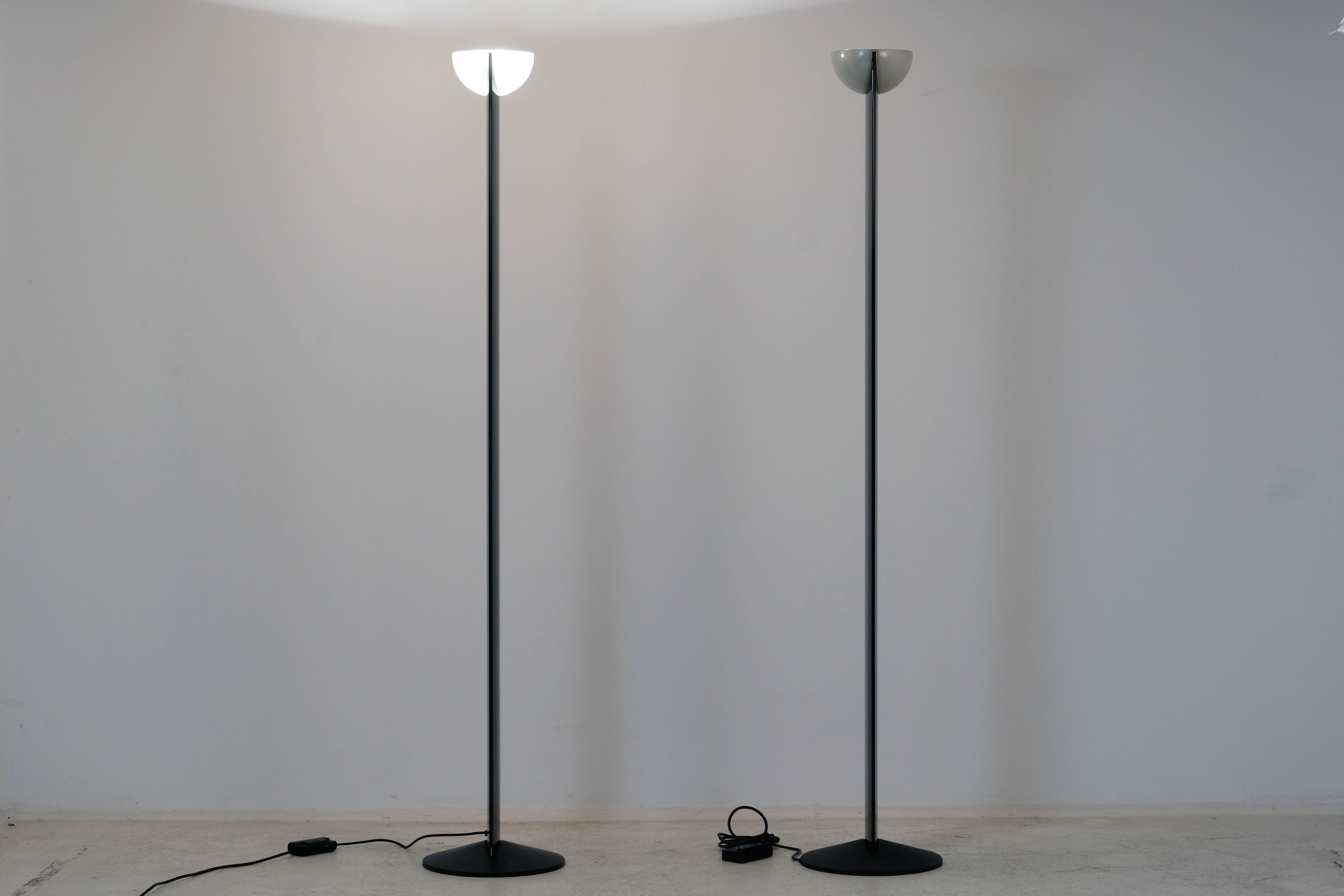 Pair of "Adonis" floor lamps by Gianfranco Frattini for Luci 1987