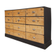 Old wooden craft furniture 12 drawers