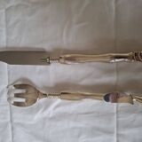 5 silver-plated serving cutlery by sculptor Miguel Berrocal