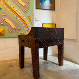 Chaise bois exotique massif