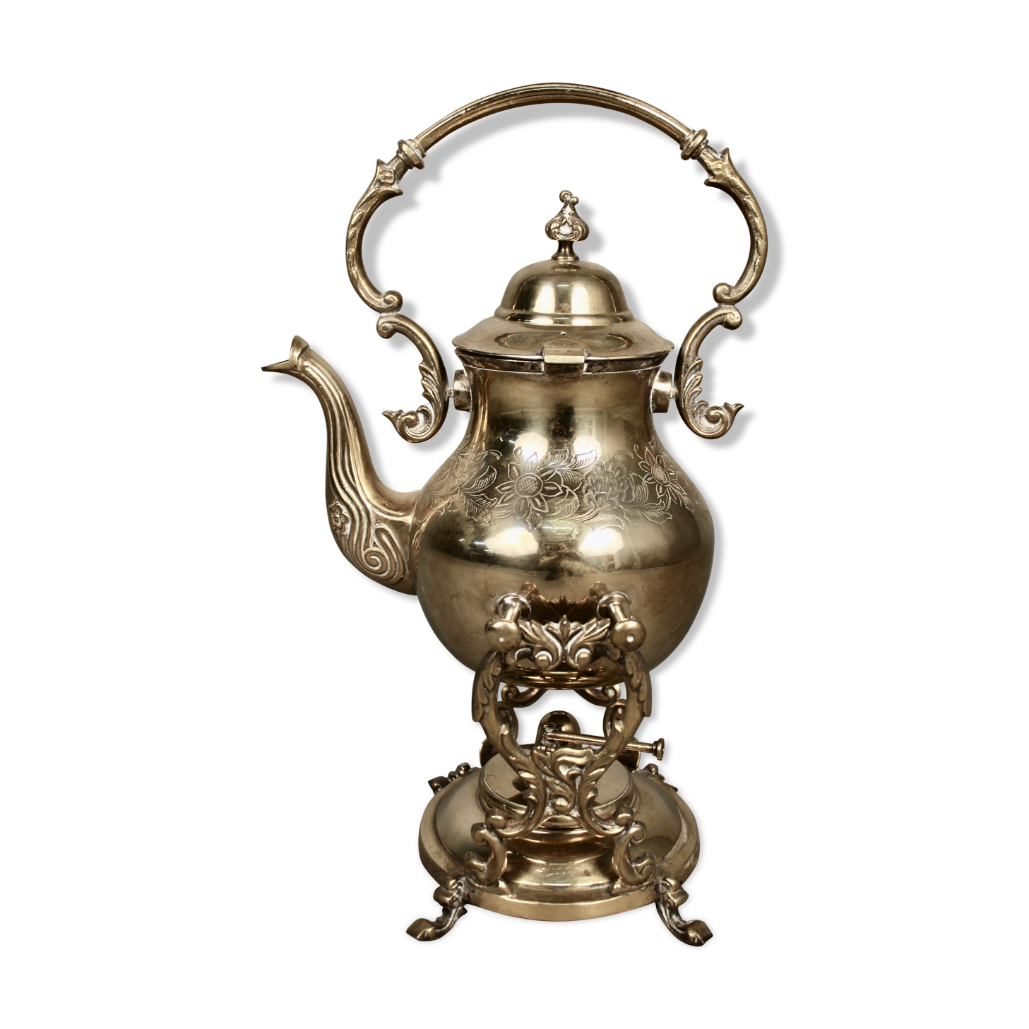 Samovar silver metal late 19th