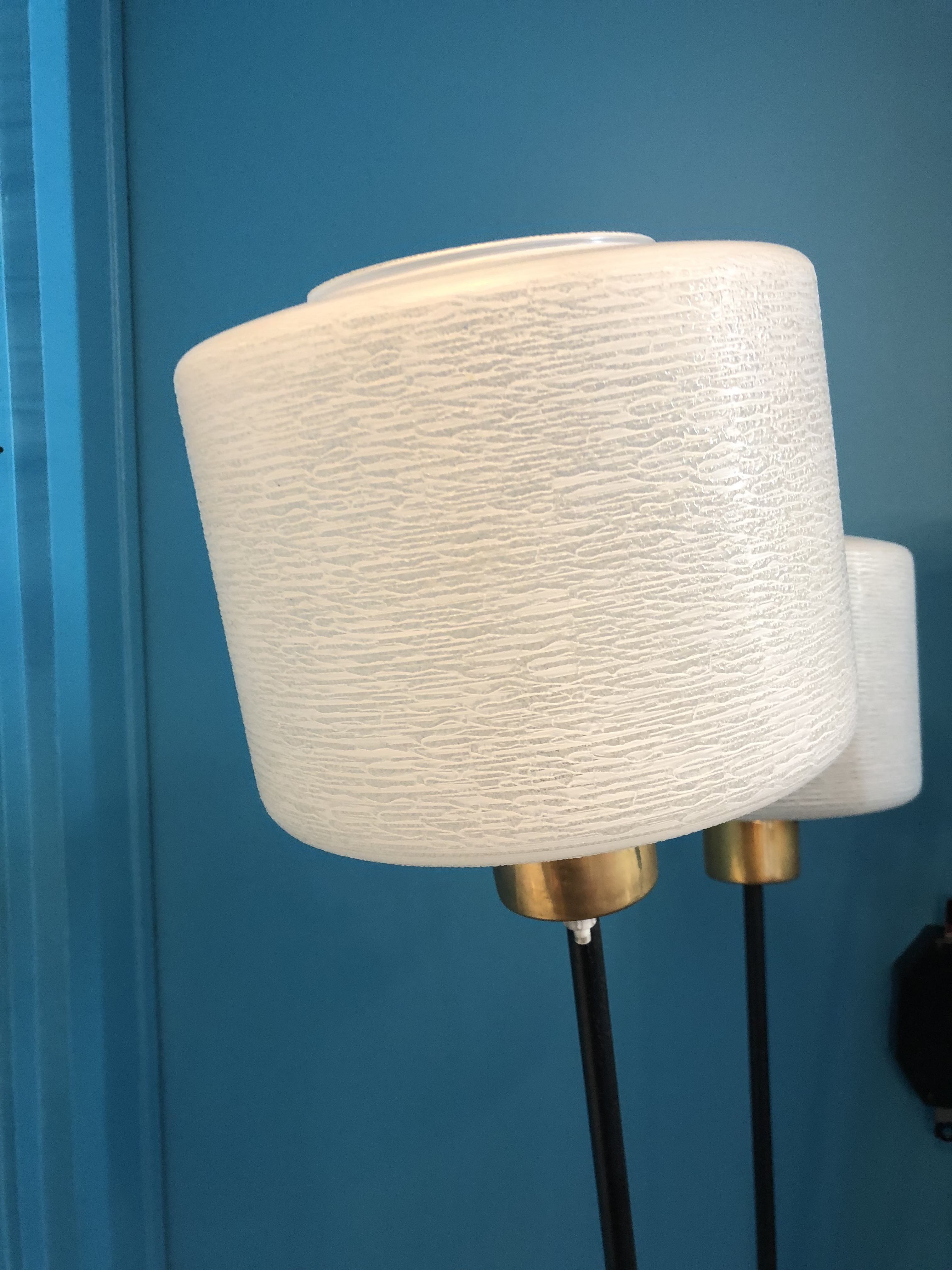 Vintage lamp 3 lights 1950