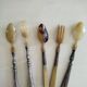 Couverts anciens corne et argent