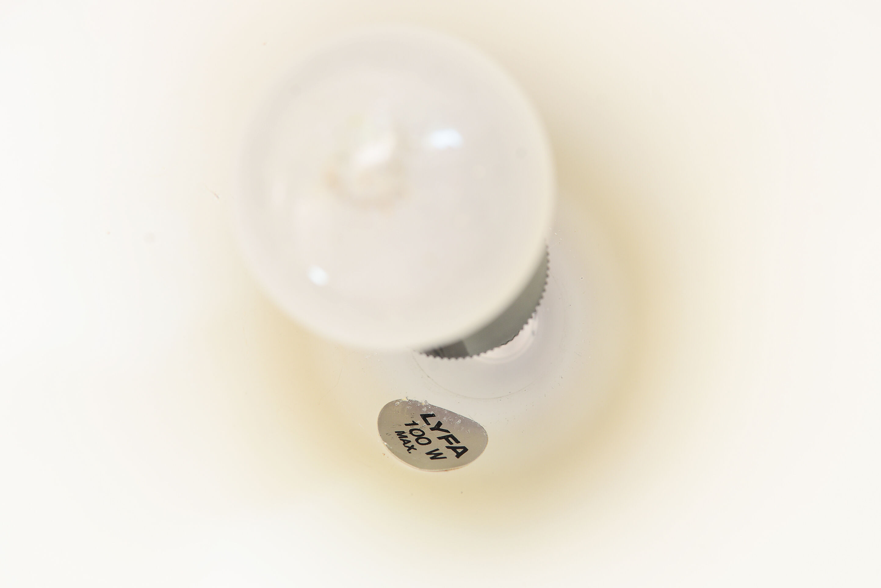 Hanging "Kuli" by Ejnar B. Mielby for Lyfa. Denmark 1970s