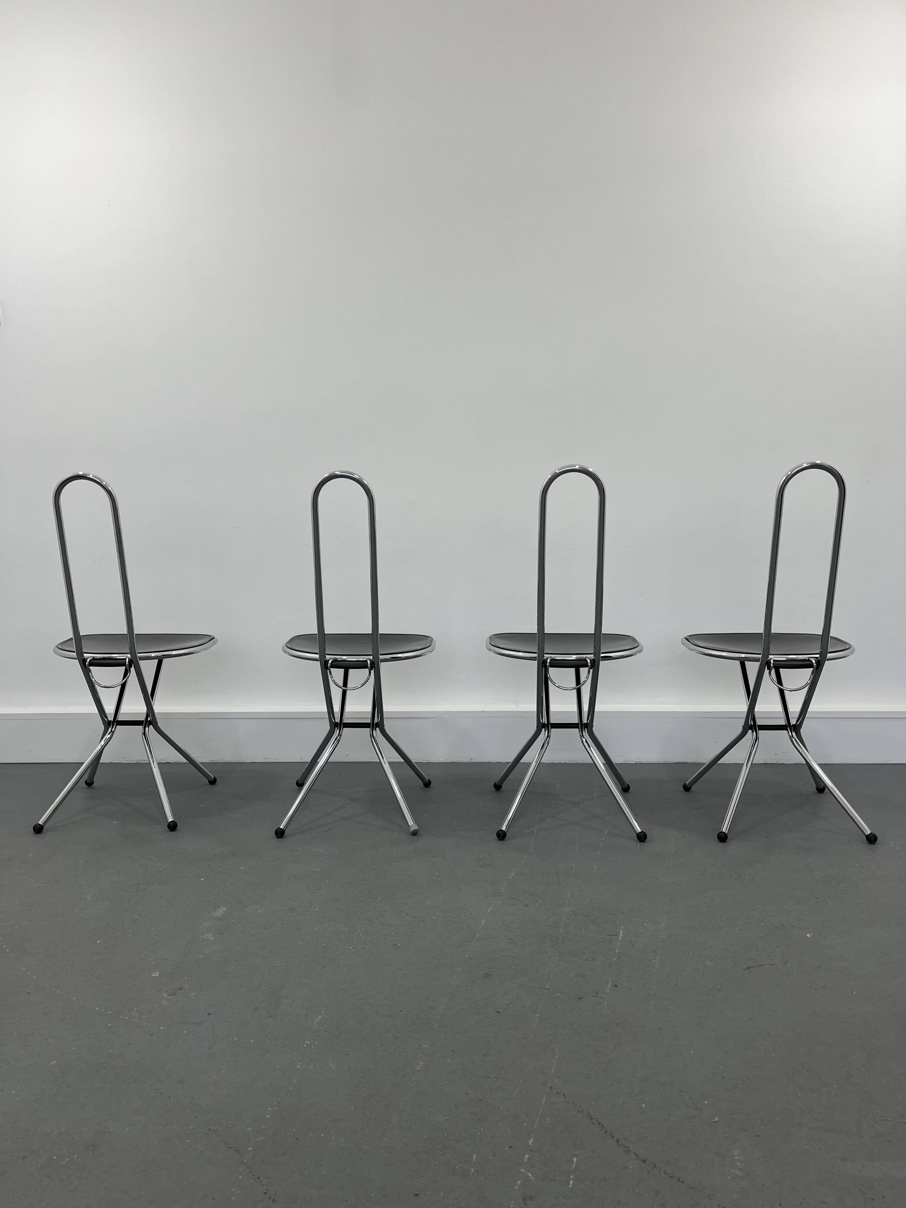 Chairs by Niels Gammelgaard for Ikea, Sweden, 1980s, Set of 4