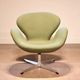 Early model 3320 Swan Chair by Arne Jacobsen for Fritz Hansen, 1950s